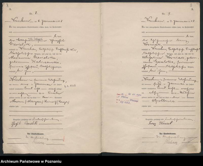 image.from.unit.number "Księga akt urodzenia"