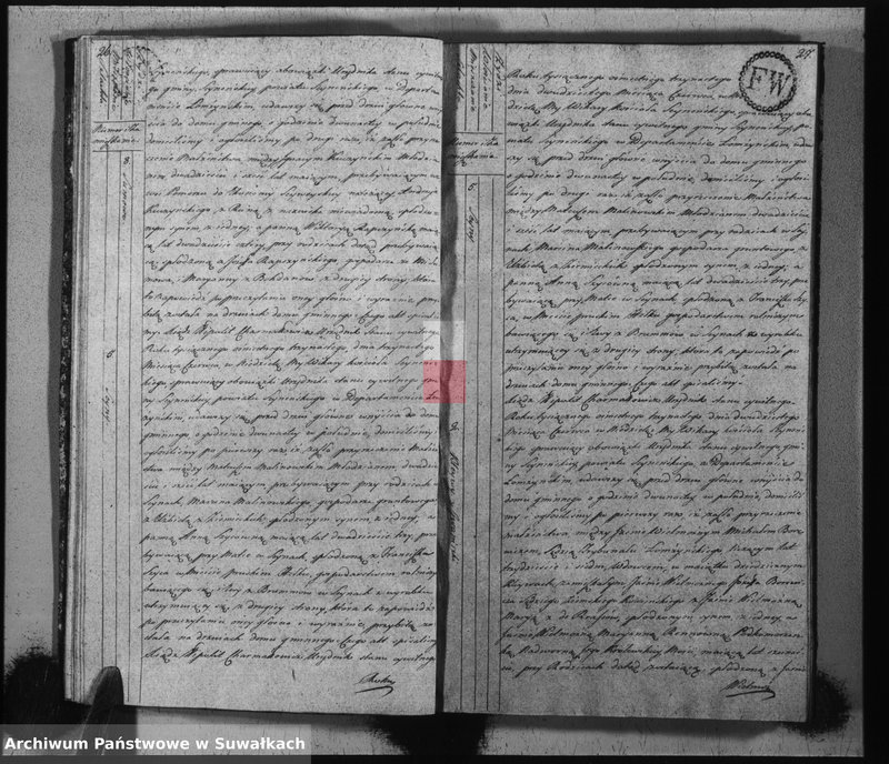 image.from.unit.number "Akta stanu cywilnego zaślubionych w gminie seyneńskiey od 1-go stycznia 1813 roku."