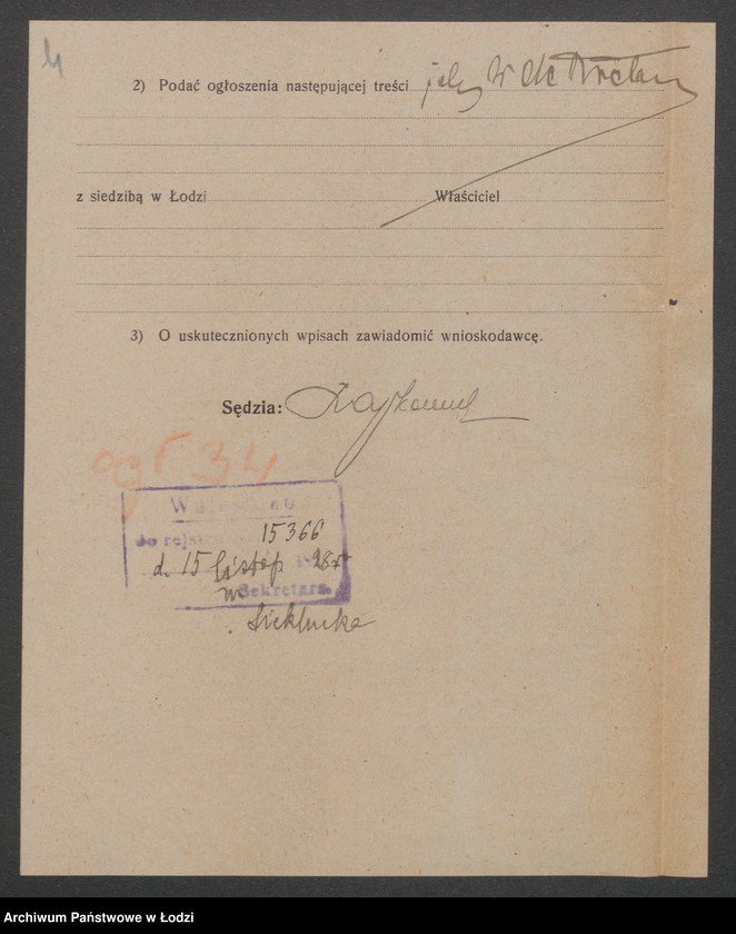 Obraz 6 z jednostki "Walenty Oliński – sklep tytoniowy"