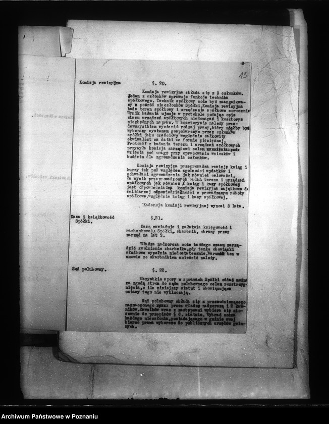 Obraz 16 z jednostki "Spółka drenarska w Targowej Górce powiatu średzkiego"