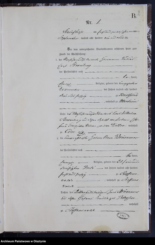 image.from.unit.number "Heiraths-Neben-Register Nr 1 - 3"