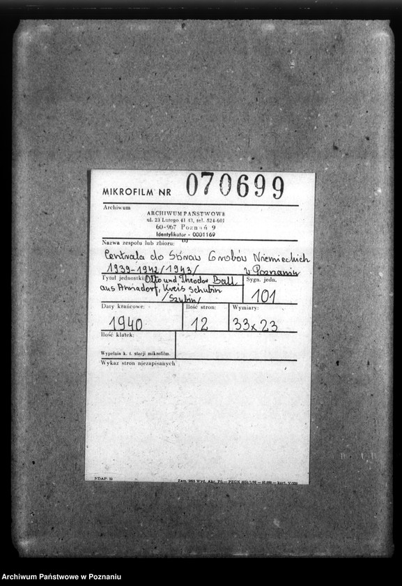 Obraz 2 z jednostki "Otto und Theodor Ball aus Aunadorf, Kreis Schubin (Szubin)"