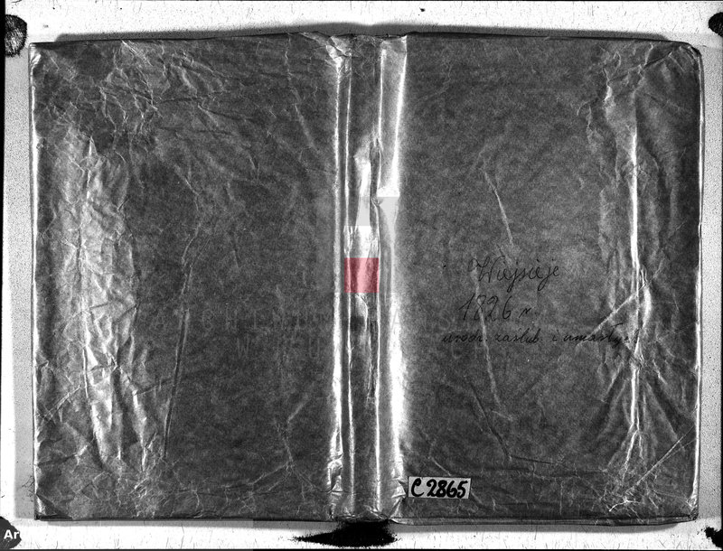 image.from.unit.number "Duplikat aktów urzędnika stanu cyvilnego względem urodzenia, małżeństwa i zeszłych parafii wieysieyskiey na rok 1826, tom I"