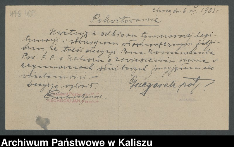 image.from.collection.number "Kaliska Policja i policjanci w II Rzeczypospolitej"