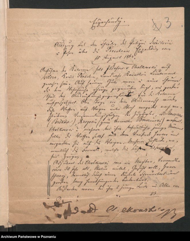 Obraz 6 z jednostki "A. betr. Josef Ildefons von Chełkowski auf Kuklinowo, Kreis Krotoschin"