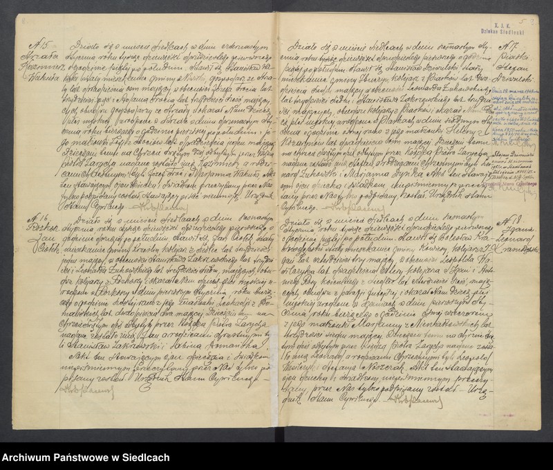 Obraz 8 z jednostki "Akty urodzeń, małżeństw, zgonów"