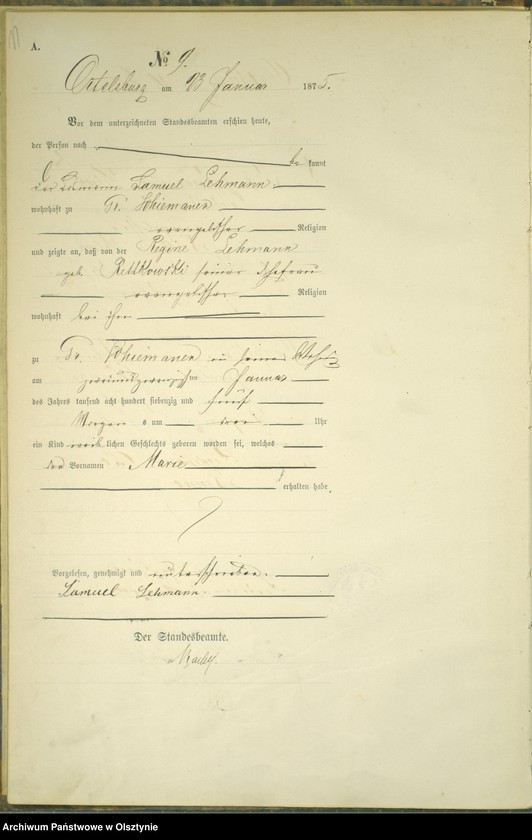 image.from.unit.number "Haupt-Geburts-Register Nr 1 - 82"