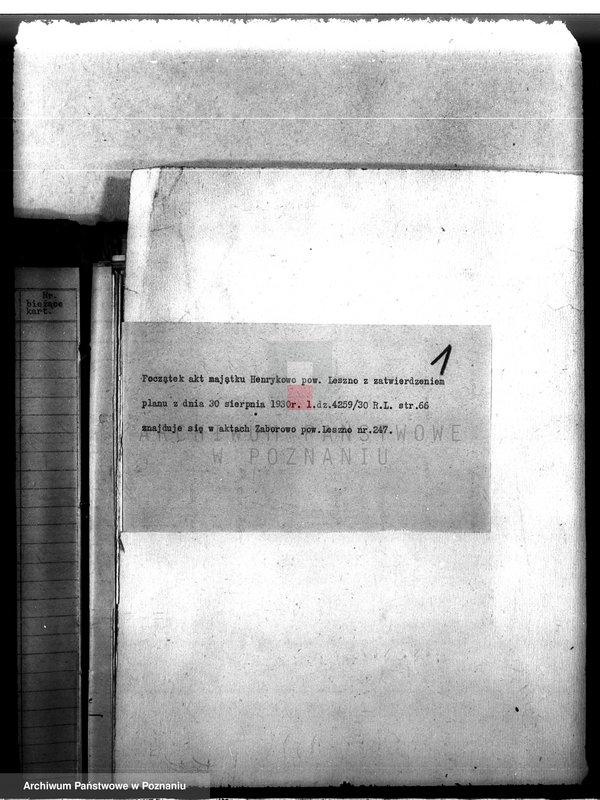 image.from.unit.number "Nadzór nad gospodarką w lasach majątku Henrykowo powiat leszczyński"
