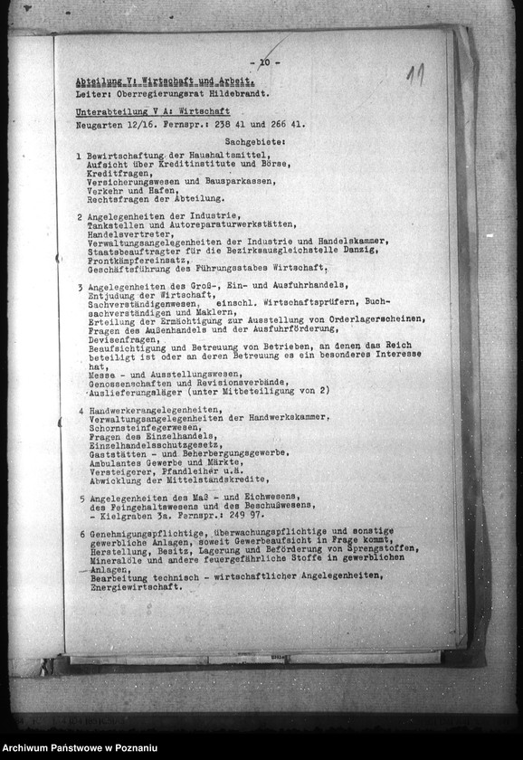 Obraz 15 z jednostki "Geschäftsverteilungsplan der Behörde des Reichsstatthalters in Danzig- Westpreussen"
