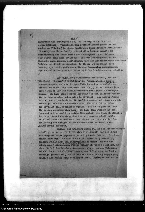 Obraz 9 z jednostki "Wyrok Sondergerichtu we Włocławku, na Polaków za rozstrzelanie 5 Niemców we wrześniu 1939 roku"