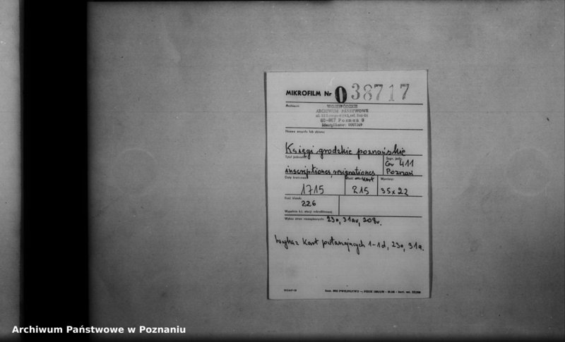 Obraz 2 z jednostki "Inscriptiones, resignationes [protocollon]"