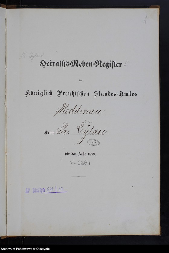 image.from.unit.number "Heiraths-Neben-Register Nr 1 - 14"