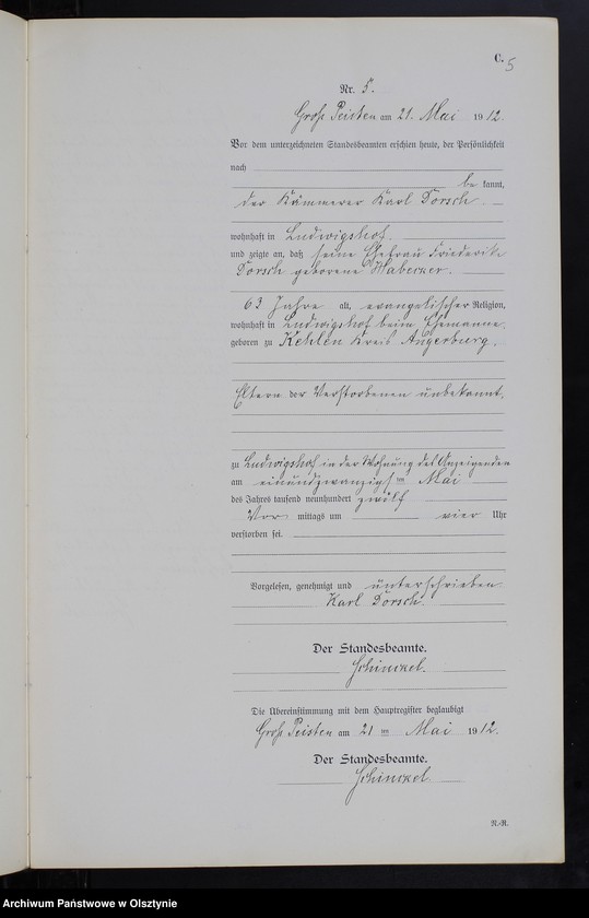 image.from.unit.number "Sterbe-Neben-Register Nr 1 - 14 [ Księga zgonów - wtóropis ]"