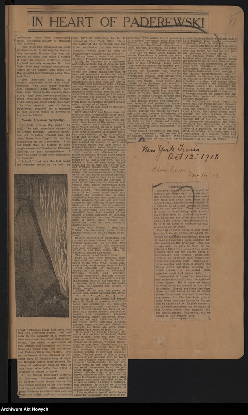 image.from.unit.number "Wycinki prasowe dotyczące tournée i koncertów w Stanach Zjednoczonych"
