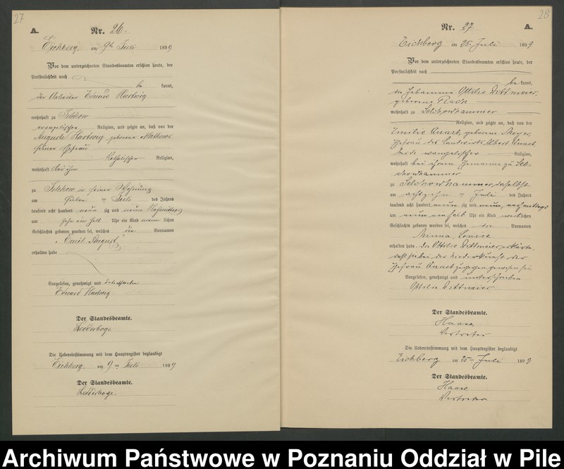 Obraz 17 z jednostki "Księga urodzeń"