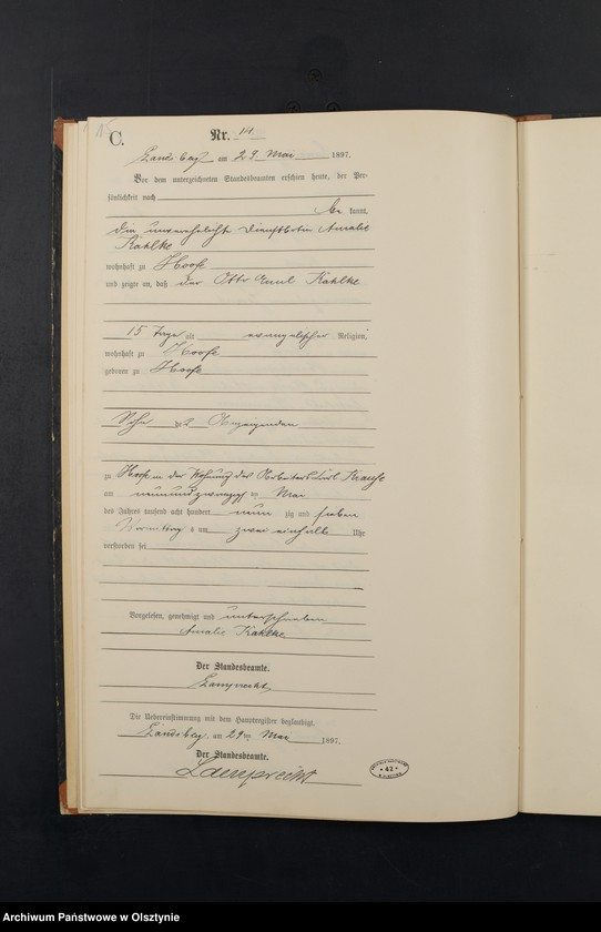 image.from.unit.number "Sterbe-Neben-Register Nr 1 - 29"