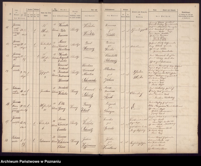 Obraz 4 z jednostki "[Akta urodzeń i chrztów, ślubów, zgonów]"