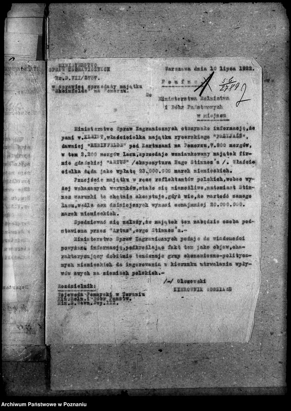 Obraz 6 z jednostki "Majątki prywatne [sprzedaż majątku "Przyjaźń" - Reinfelde na Pomorzu]"