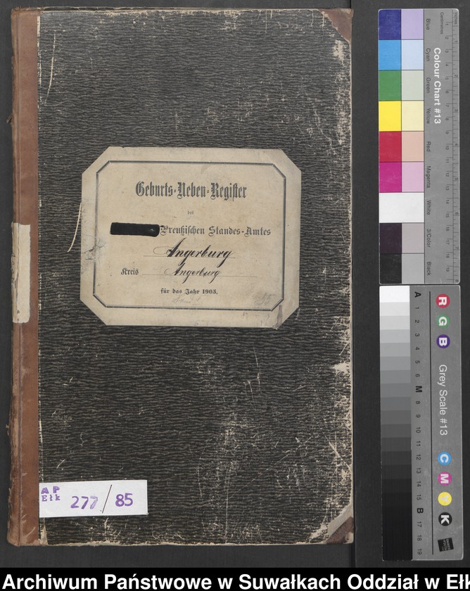 image.from.unit.number "Geburts-Neben-Register des Preussischen Standes-Amtes Angerburg Kreis Angerburg Band I"