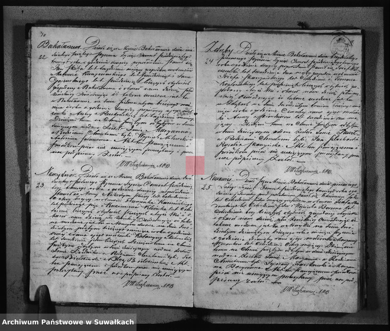 image.from.unit.number "Księga Duplikat zawierająca w sobie Akta Urodzonych, Zaślubionych i Zmarłych z roku 1863 w parafii Bakałarzew"