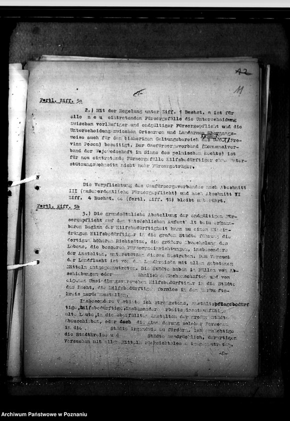 Obraz 16 z jednostki "Protokoły z konferencji, zarządzenia i korespondencja w sprawie opieki społecznej"