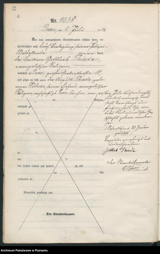 Obraz 15 z jednostki "Księga zgonów t. III"
