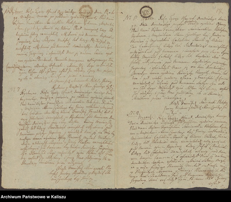 image.from.unit.number "Książka akt urodzenia, małżeństw i zejścia"