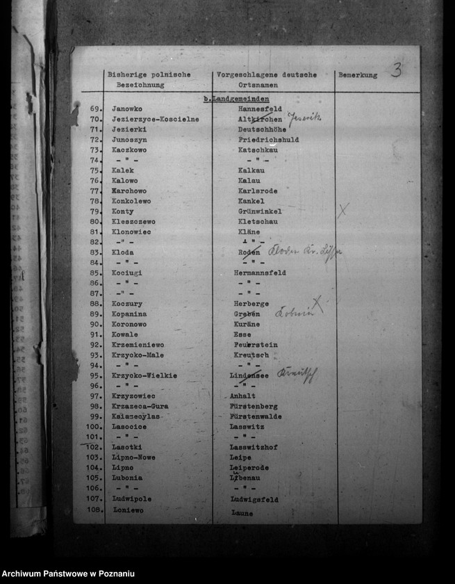 Obraz 7 z jednostki "Zmiany nazw miejscowości w powiecie leszczyńskim"