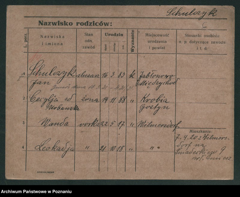 image.from.unit.number "Szulczyk - Szumała"