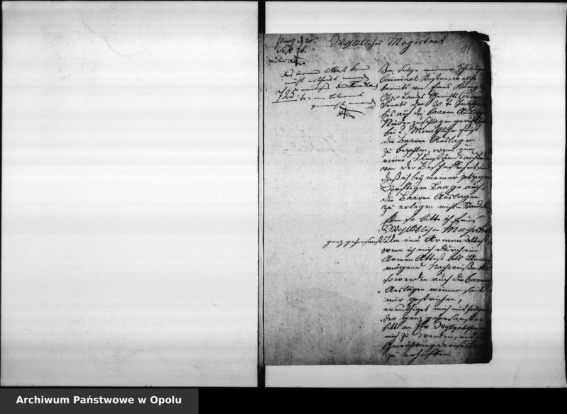 Obraz 11 z jednostki "Acta specialia betreffend die Bezahlung der Criminal - Untersuchungs Kosten in Sachen c/a [contra] Israel Wolf Cohn und Moses Friedlander 1826 Vol. I"