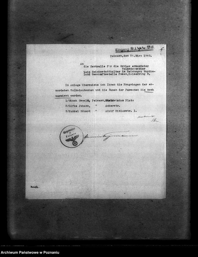 Obraz 10 z jednostki "Amtliche Meldungen Kreis Konin"