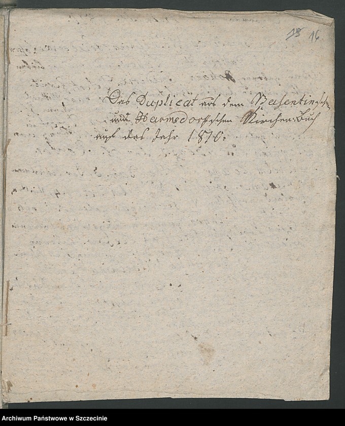 image.from.unit.number "Das Duplicat des Basenthin- und Harmsdorffschen Kirchenbuchs"