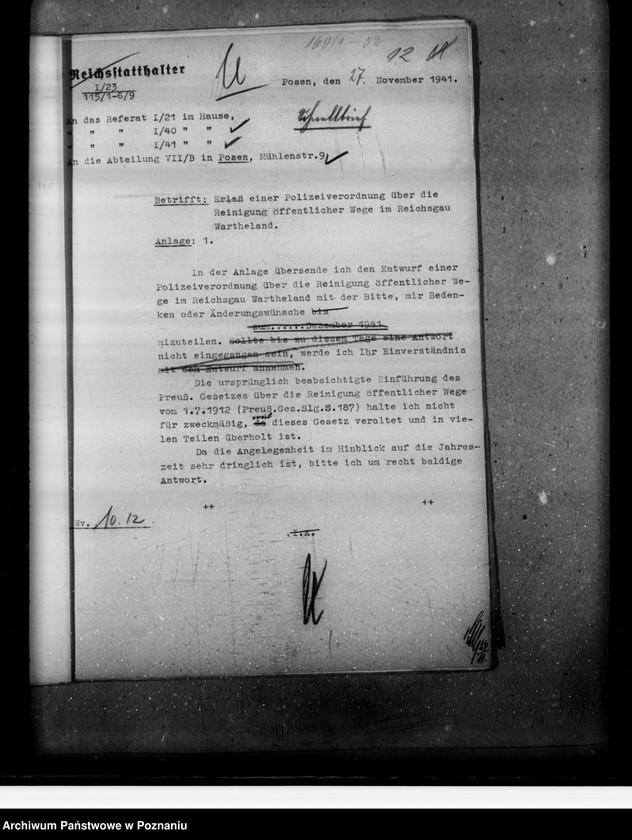 Obraz 16 z jednostki "Einführung des Gesetzes über die Reinigung öffentlicher Wege"