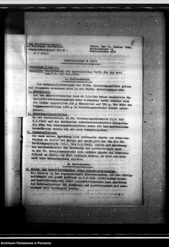 Obraz 12 z jednostki "Nahrungsmittel- Versorgung"