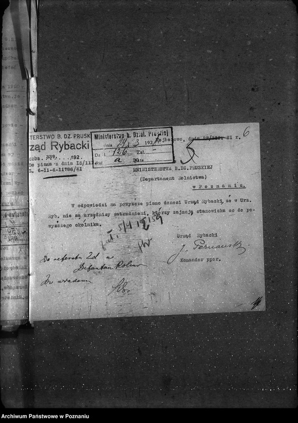 Obraz 11 z jednostki "Sprawy osobowe Personalia - zajęcia poboczne urzędników państwowych"