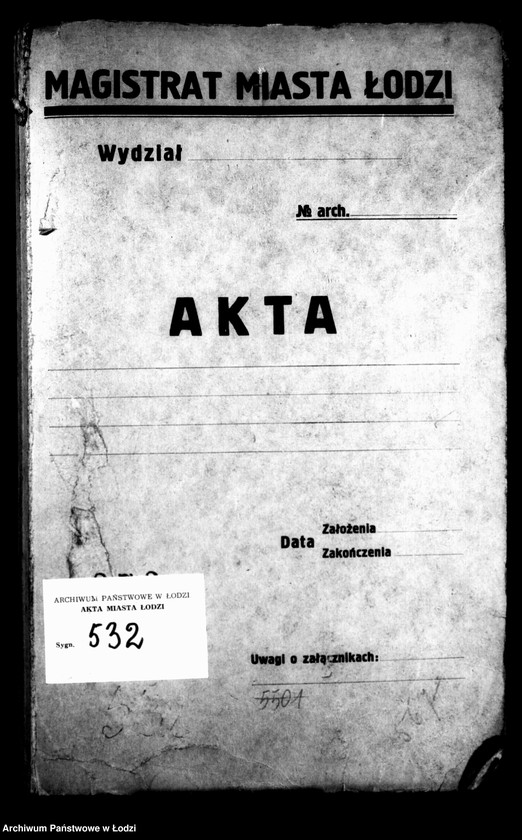 Obraz 4 z jednostki "Akta tyczące się objęcia i zabudowania placów"