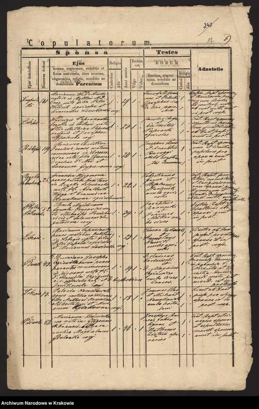 Obraz 20 z jednostki "[Księga małżeństw]"