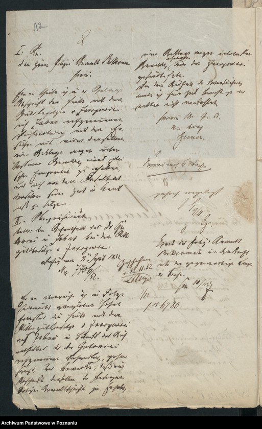 Obraz 17 z jednostki "A. betr. Franz Cramer, stud. theol. et phil. aus Posen zeitweilig beim Gutsbesitzer Xaver von Zakrzewski in Ciechowo"