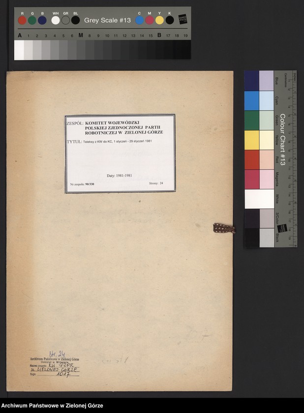 image.from.unit.number "Teleksy z KW do KC, 1 styczeń - 29 styczeń 1981"