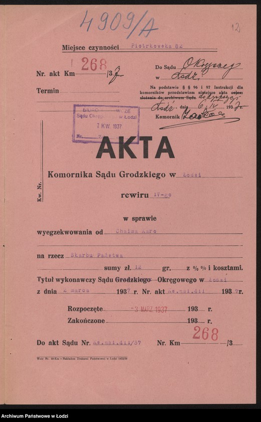 Obraz 14 z jednostki "Karo Chajm – prowadzenie cukierni"