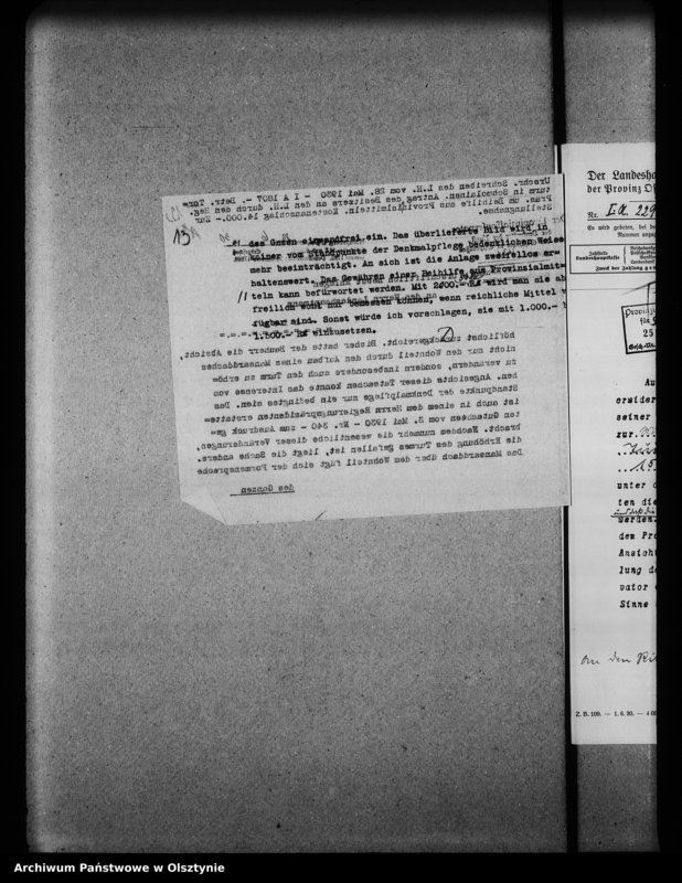 image.from.unit.number "Schmolainen, Torturm und Schloss"