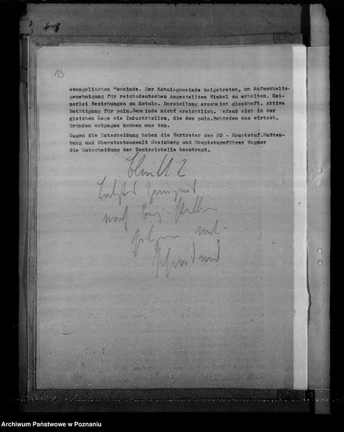 Obraz 17 z jednostki "Aktenauszüge für die 11.Sitzung der Zentralstelle der Deutschen Volksliste"