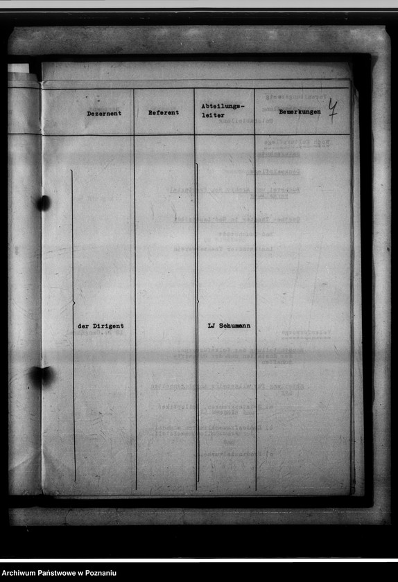 Obraz 11 z jednostki "[Schemat organizacyjny Wydziału III oraz Provinzialverwaltung w Saksonii]."