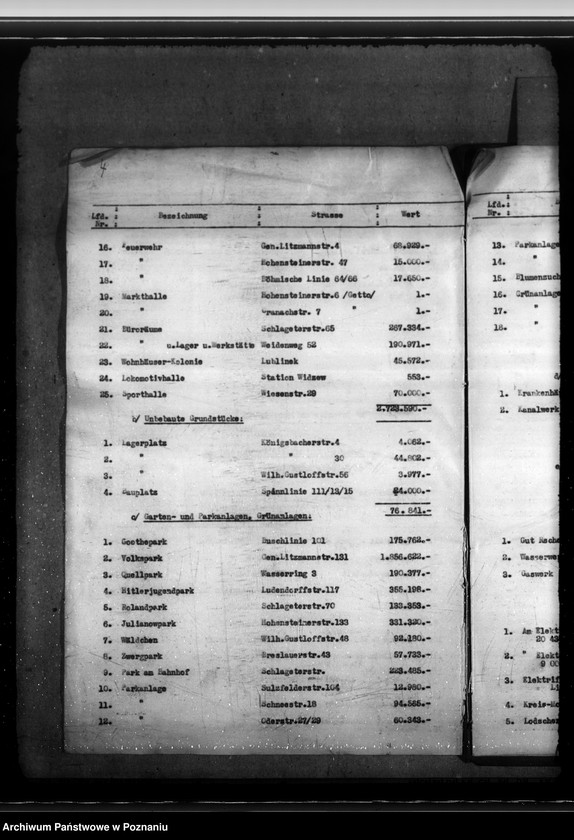 Obraz 7 z jednostki "Verwaltungsvermögen - Litzmannstadt"