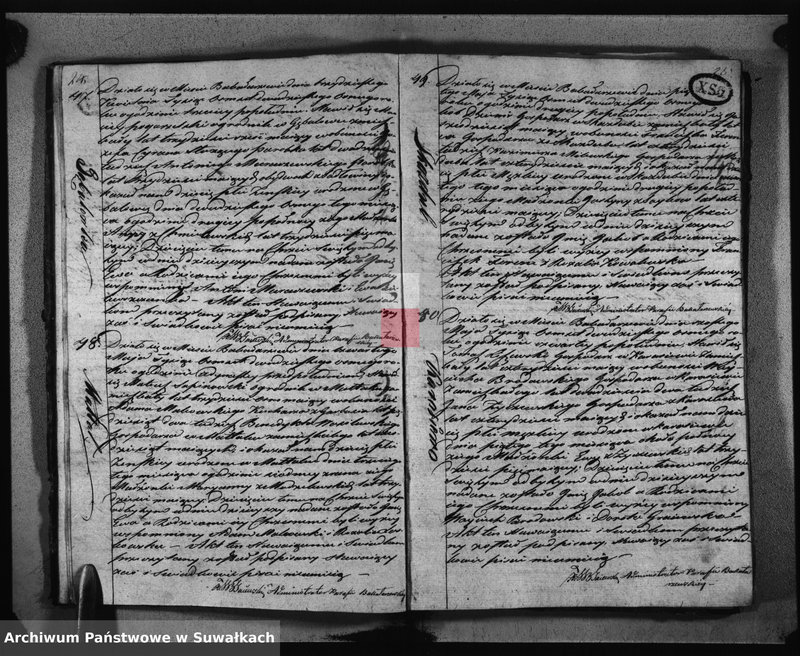 image.from.unit.number "Dublikat z Roku 1828 przeznaczony do Archiwum Hipotecznego zawierający w sobie Akta Urodzenia, Zejscia i Zaślubienia Parafii Bakałarzewskiey Wyznania Katolickiego"