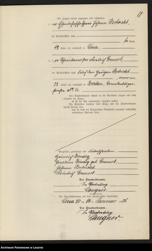 Obraz 14 z jednostki "[Księga małżeństw]"