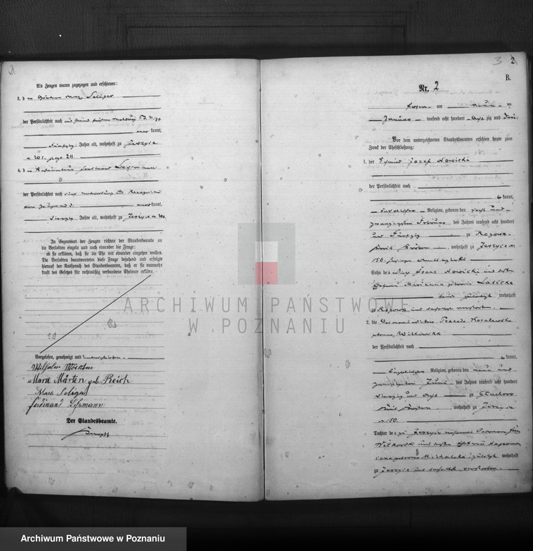 Obraz 3 z jednostki "Księga małżeństw"