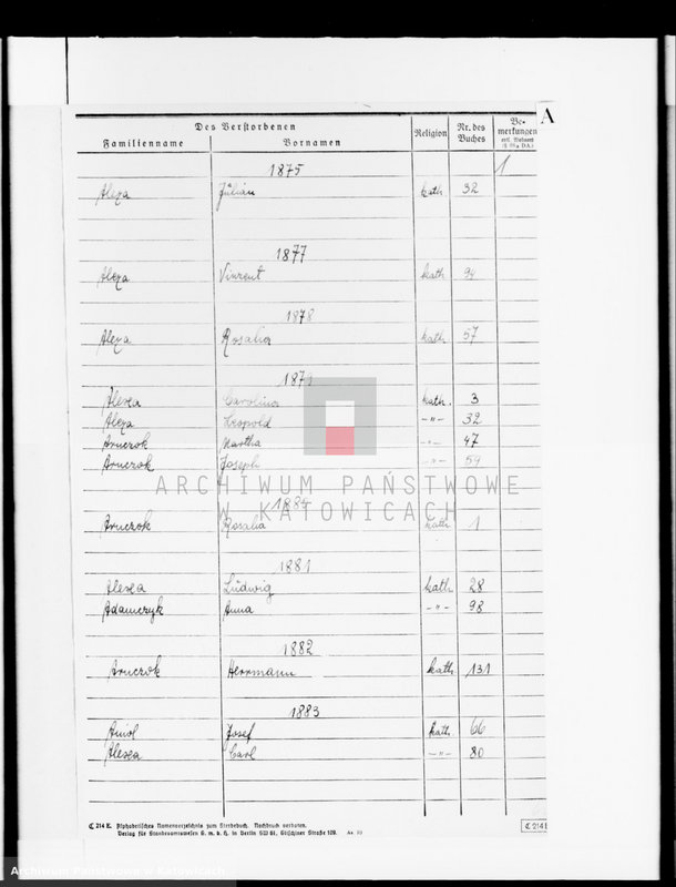image.from.unit.number "Skorowidz do ksiąg zgonów za lata 1874-1890"