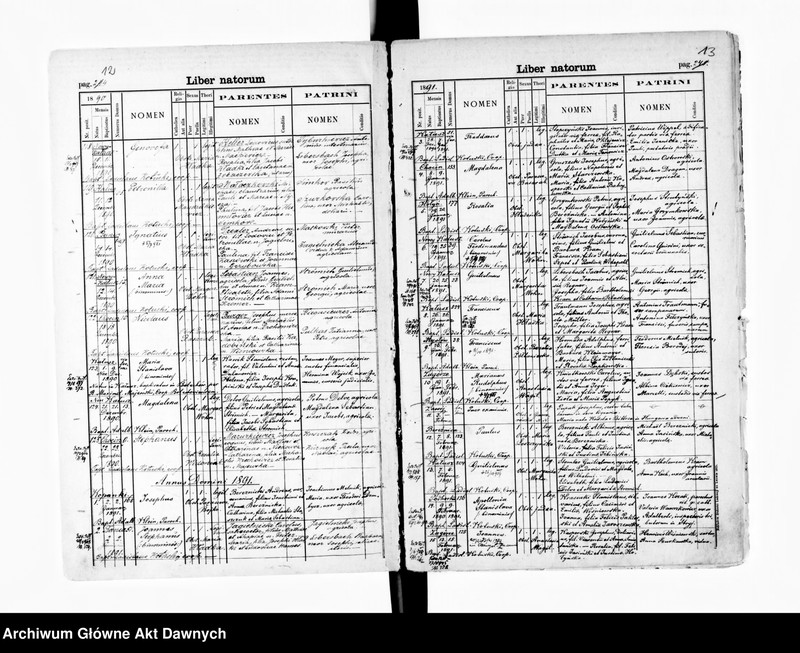 image.from.unit.number "Parafia: Kałusz. Dekanat: Dolina. Księga metrykalna urodzeń dla całej parafii."