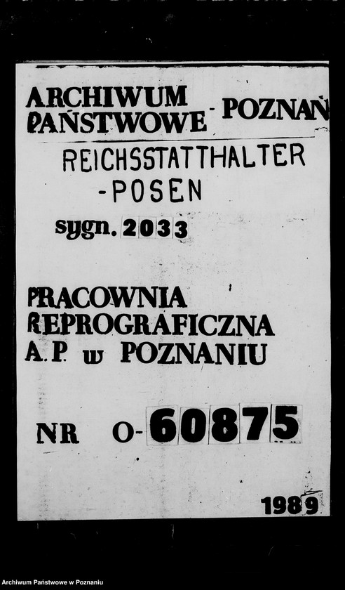 Obraz 1 z jednostki "Aufsicht über nicht deutsche Medizinalpersonen"